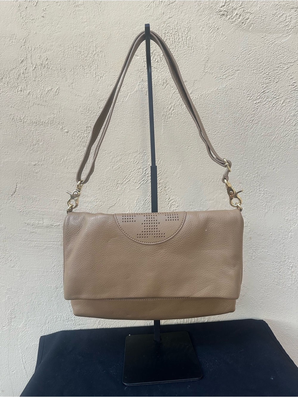 TORY BURCH KIPP MESSENGER fold over bag